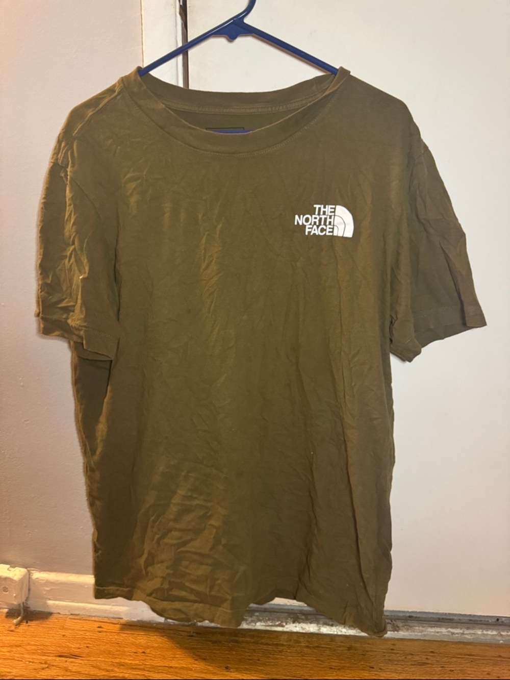 The North Face Olive Short Sleeve Logo Tee
